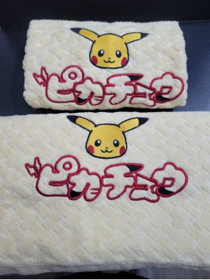 Jogo de toalha PIKACHU